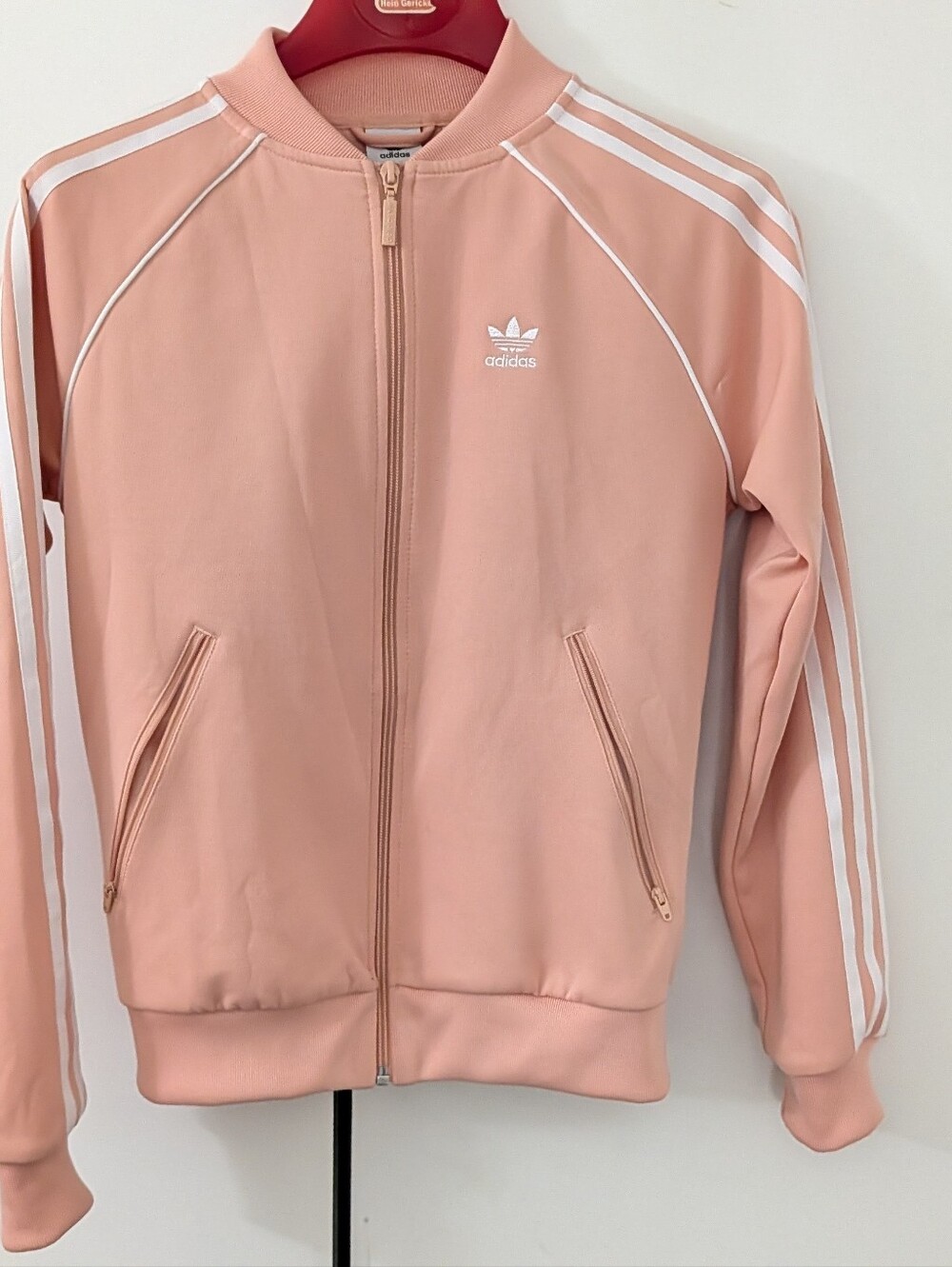 Peach Colored Adidas Track Jacket Size Xs